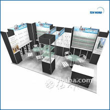 China Supplier custom Unique design Exhibition Stand with shelves